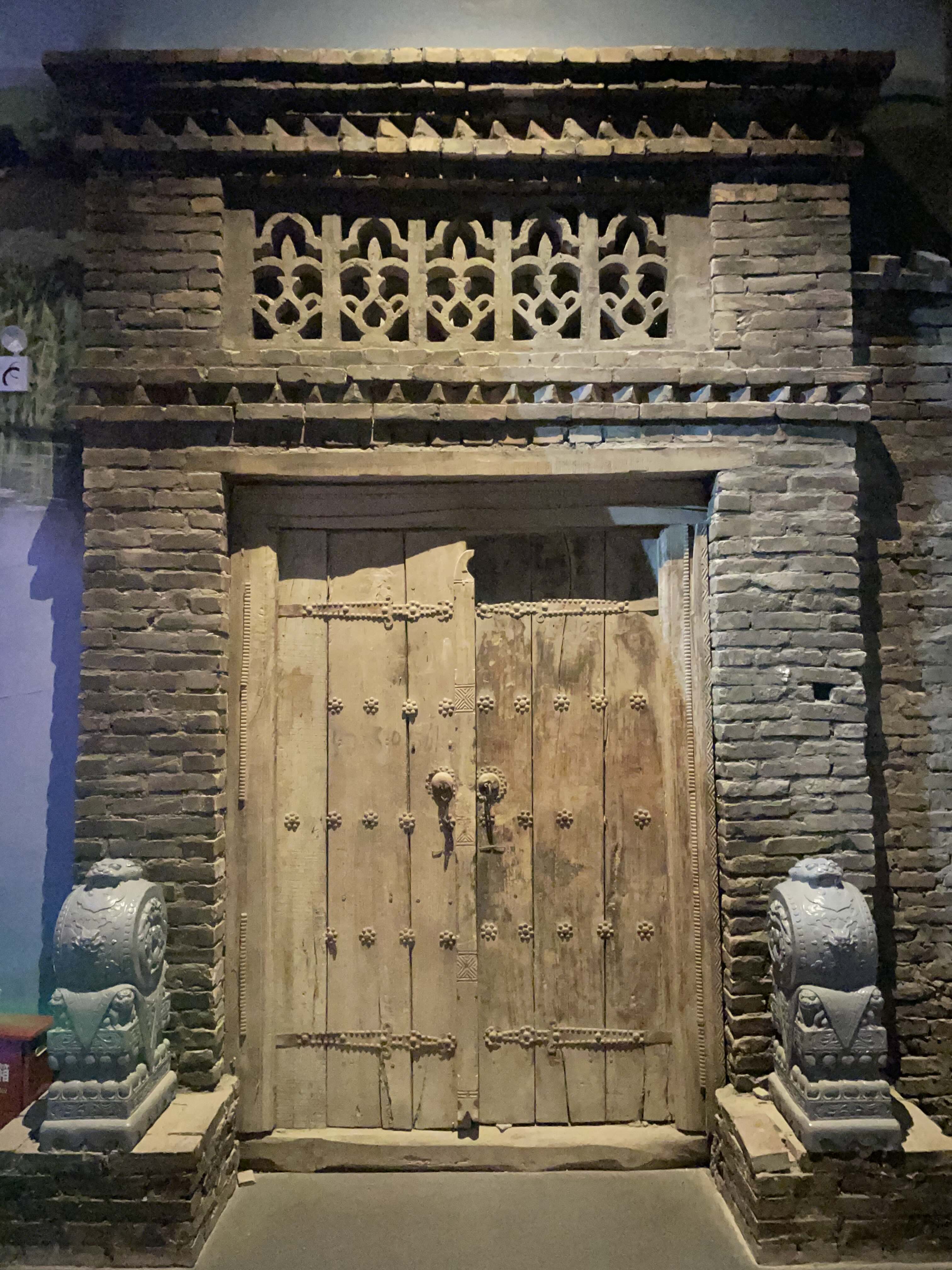 莎车记忆老城博物馆展示的古建筑样式