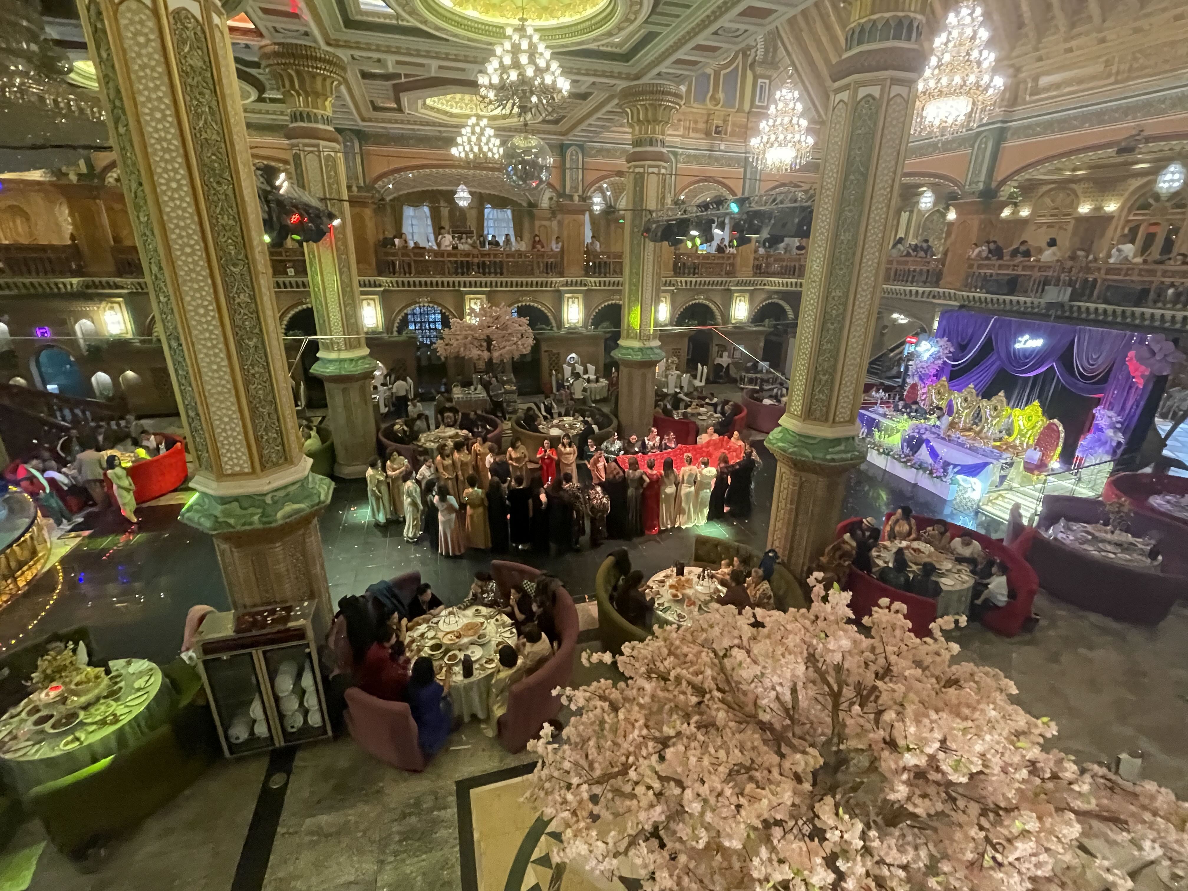 骑仕酒店的婚礼现场